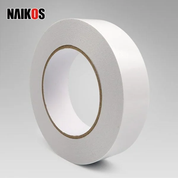 Kustom Hot Melt Double Sided High Adhesion White Paper Tissue Adhesive Tape-2