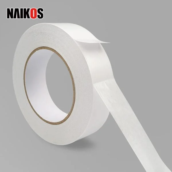 Kustom Hot Melt Double Sided High Adhesion White Paper Tissue Adhesive Tape-3