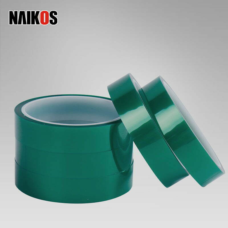 PET tape insulation tape green PET polyester tape for Electroplating paint
