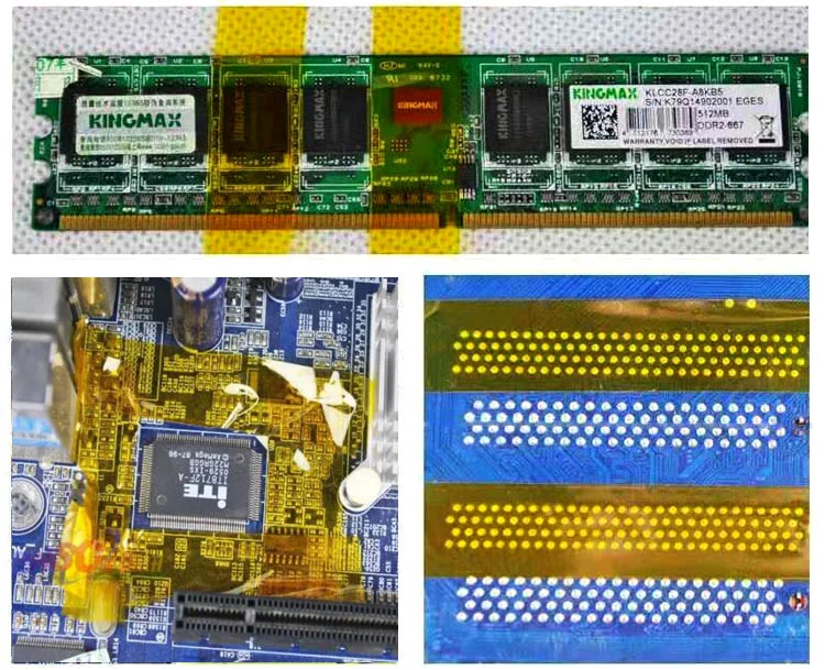 Cinta de poliimida Kapton adhesiva de silicona resistente al calor para altas temperaturas-6