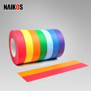 Rainbow Red Orange Yellow Green Blue Blue Pink Purple Artist Masking Tape-2