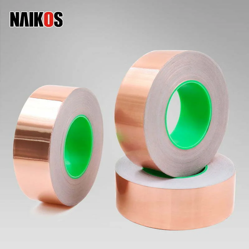 Электромагнитная экранирующая лента из проводящей медной фольги для ноутбуков, мобильных телефонов, электрогитар-3 Электромагнитная экранирующая лента из проводящей медной фольги для ноутбуков, мобильных телефонов, электрогитар-3