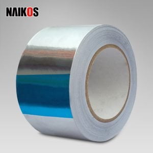 Heat insulation Pure Aluminum Foil Silver Duct Tape for RF Shielding HVAC-1