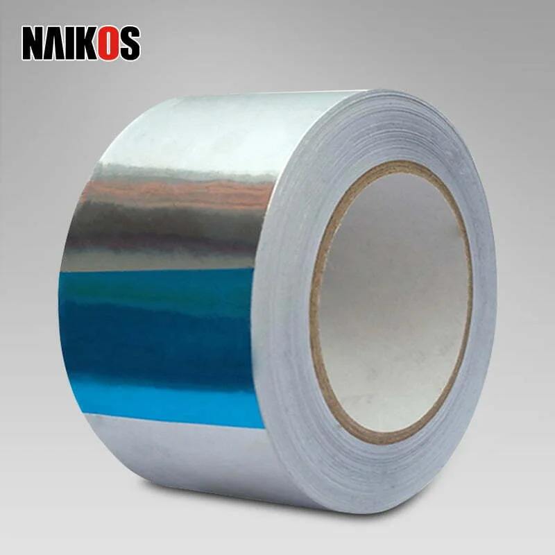 ฉนวนกันความร้อน Pure Aluminium Foil Silver Duct Tape สำหรับ RF Shielding HVAC-1 ฉนวนกันความร้อน Pure Aluminium Foil Silver Duct Tape สำหรับ RF Shielding HVAC-1