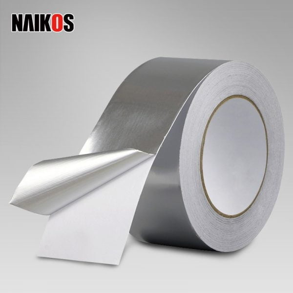 ฉนวนกันความร้อน Pure Aluminium Foil Silver Duct Tape สำหรับ RF Shielding HVAC-2