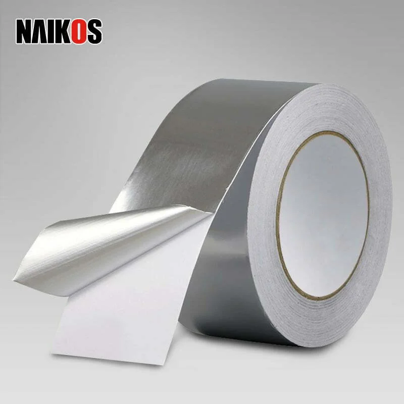 ฉนวนกันความร้อน Pure Aluminium Foil Silver Duct Tape สำหรับ RF Shielding HVAC-2 ฉนวนกันความร้อน Pure Aluminium Foil Silver Duct Tape สำหรับ RF Shielding HVAC-2