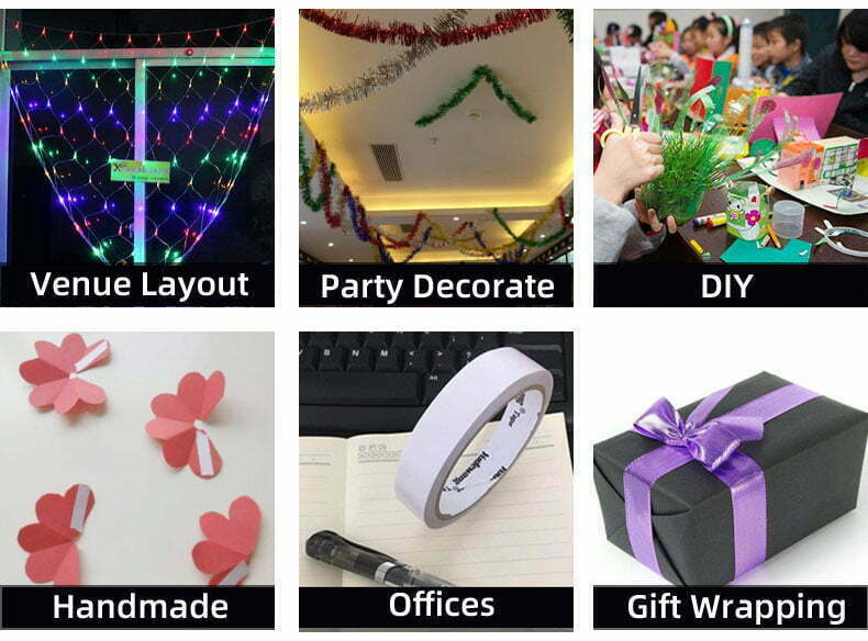 Custom Double Coated Tissue Tape for Offices Handmade Industry-7